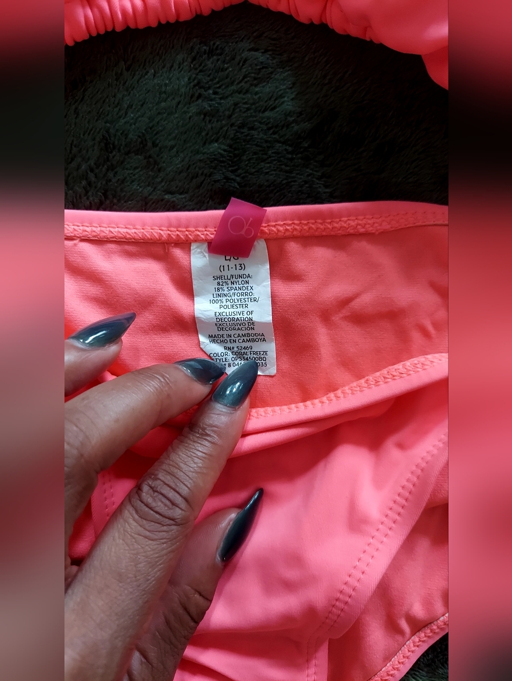 Neon Pink Triangle String Bikini Set - Picture 3 of 5